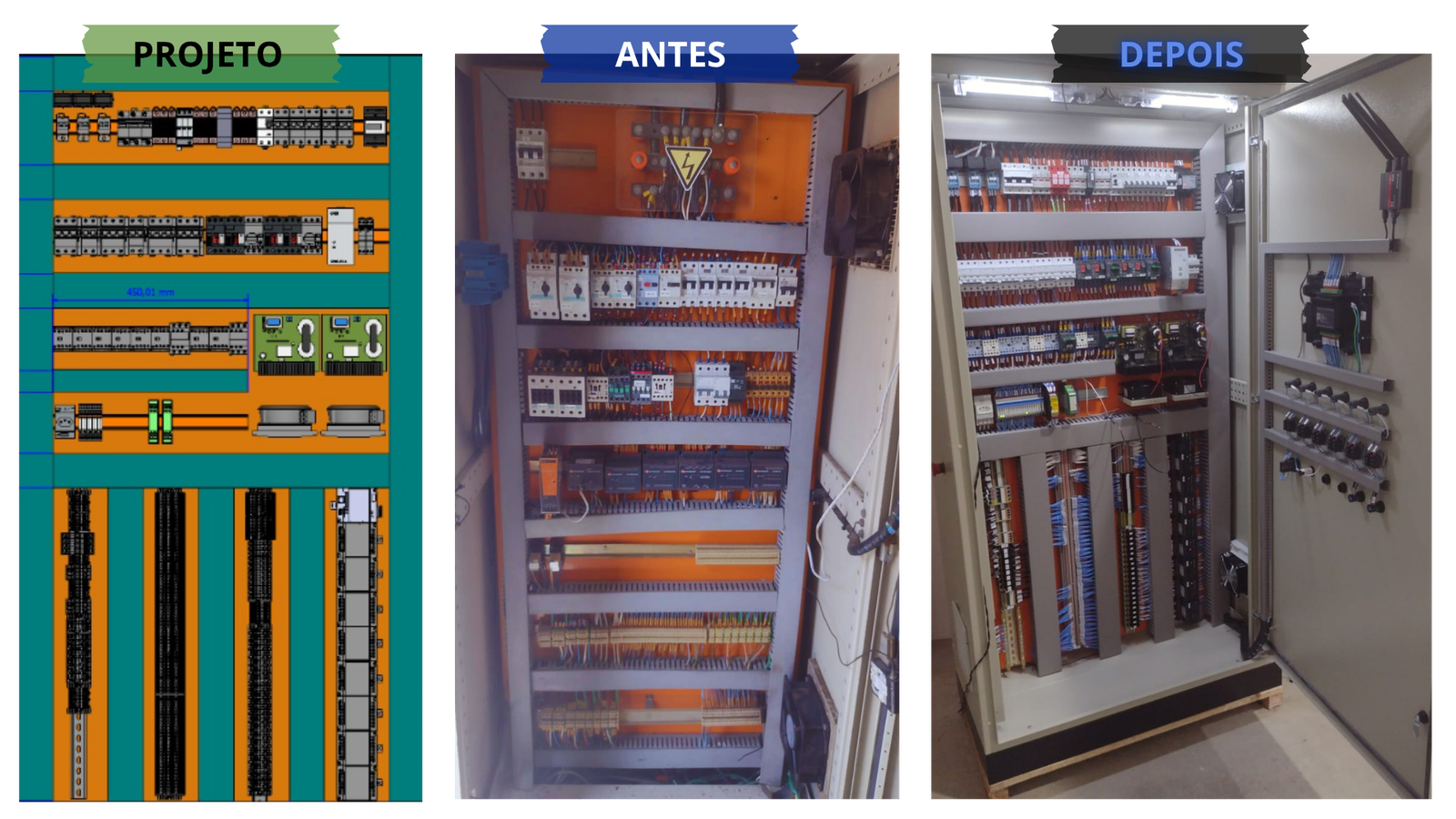 Retrofit e modernização de painel elétrico industrial pela ULTRATEK